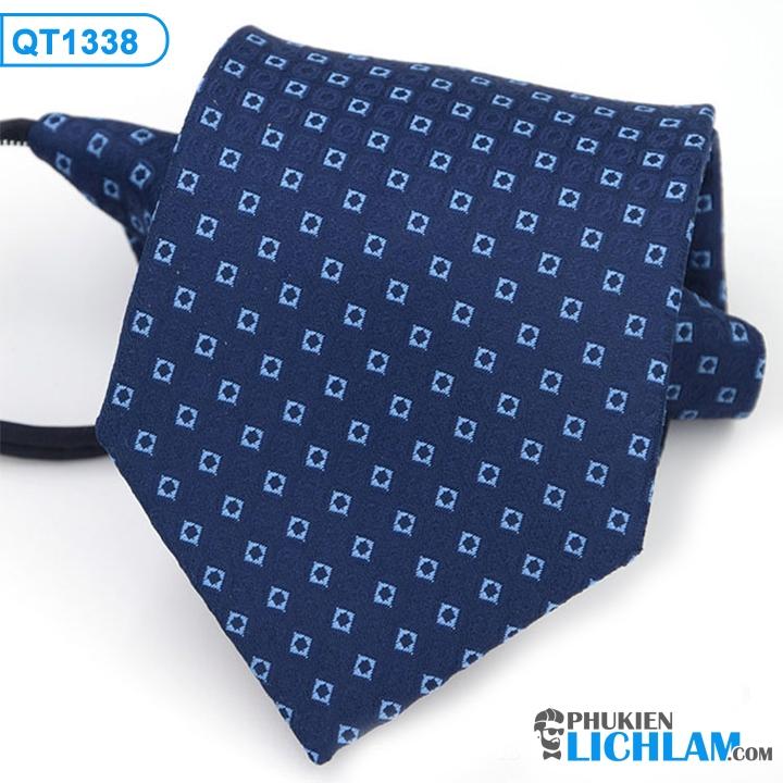 [HCM]Cà vạt nam thắt sẵn bản lớn chất liệu lụa cao cấp