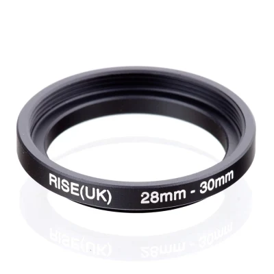 Super 7d original RISE(UK) 28mm 30mm 28 30 mm 28 to 30 Step Up Ring Filter Adapter black