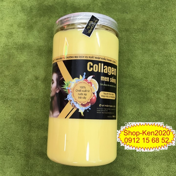 Kem hấp tóc Collagen men sống dưỡng tóc 1000ml