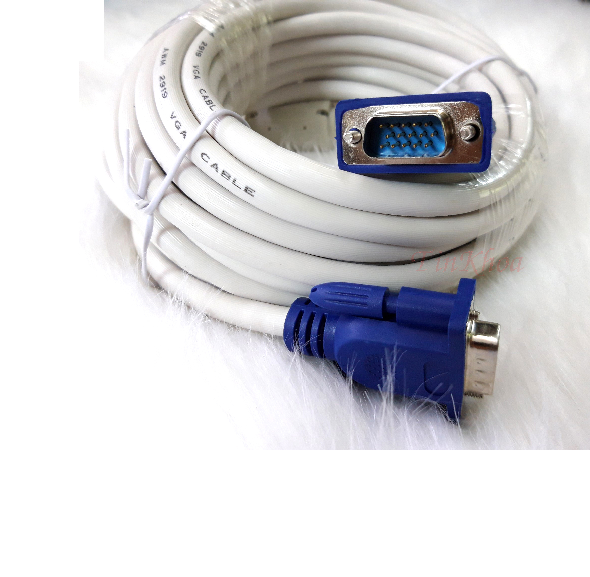 DÂY CAP VGA Trắng dài 3M _ 5M _ 10M _ 15M _ 20M