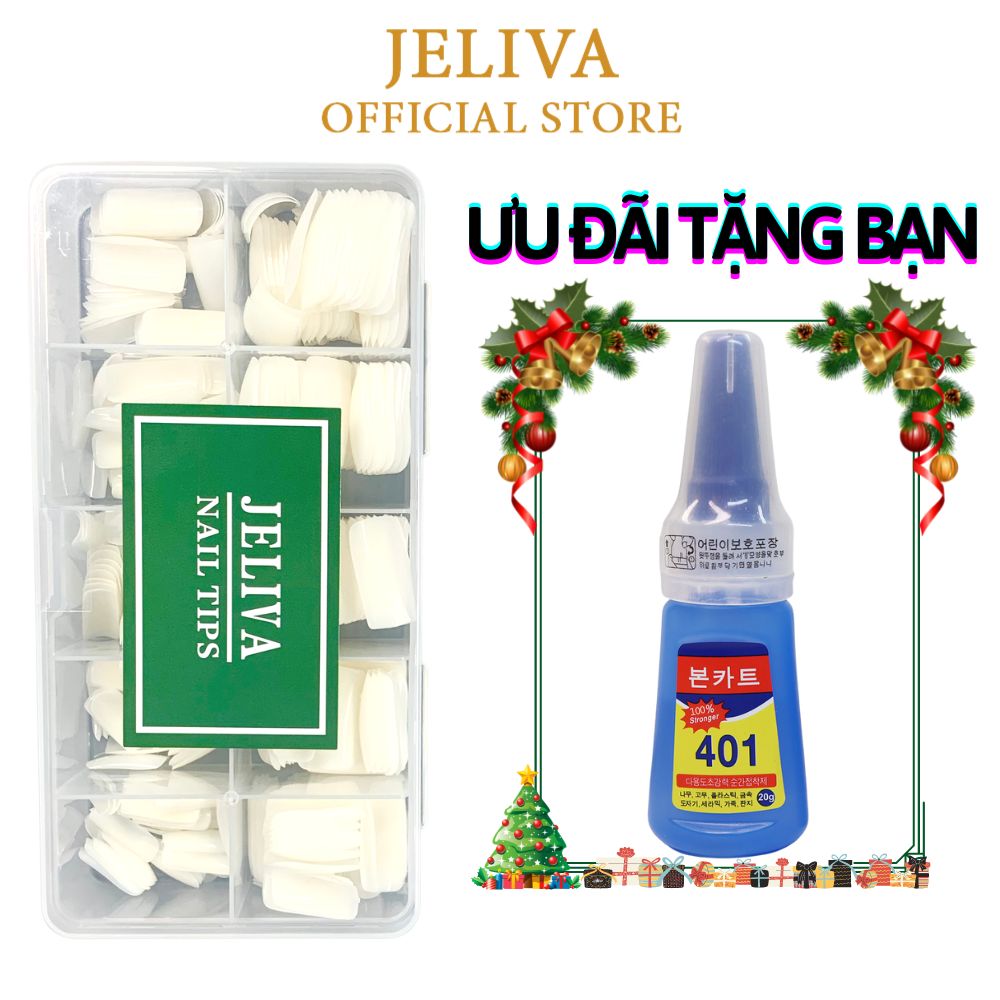 Móng úp chân dài đủ size hộp 500 móng