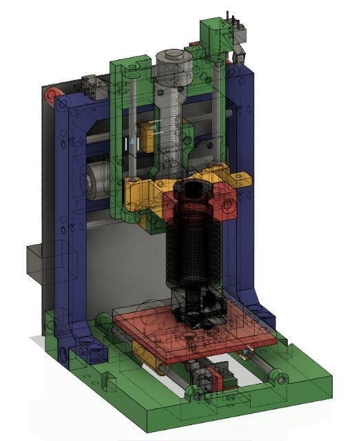 Phần khung nhựa máy in 3d mini đặc 30%