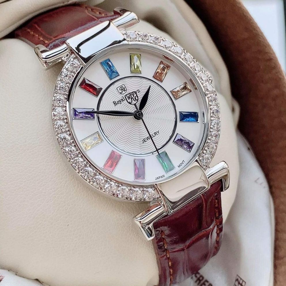 Đồng hồ nữ Royal Crown 4606 đính đá