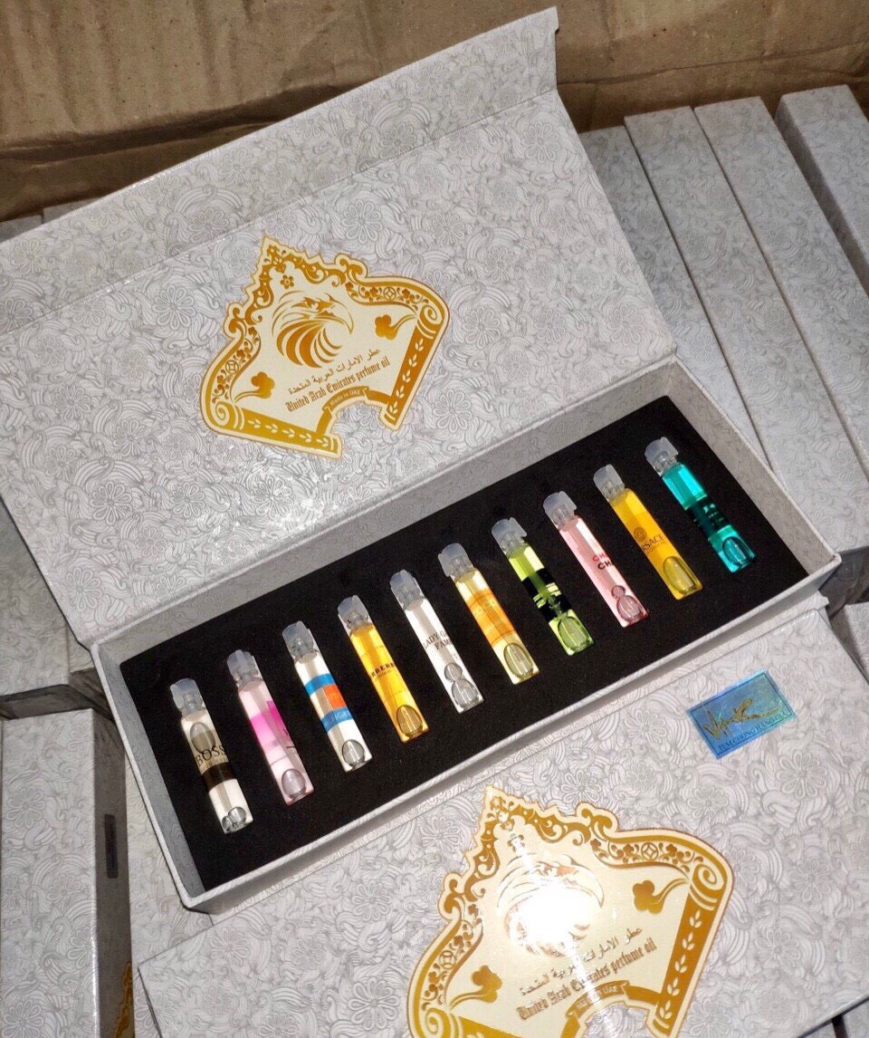 Nước hoa tinh dầu Dubai Bộ Test 10 chai#2ml