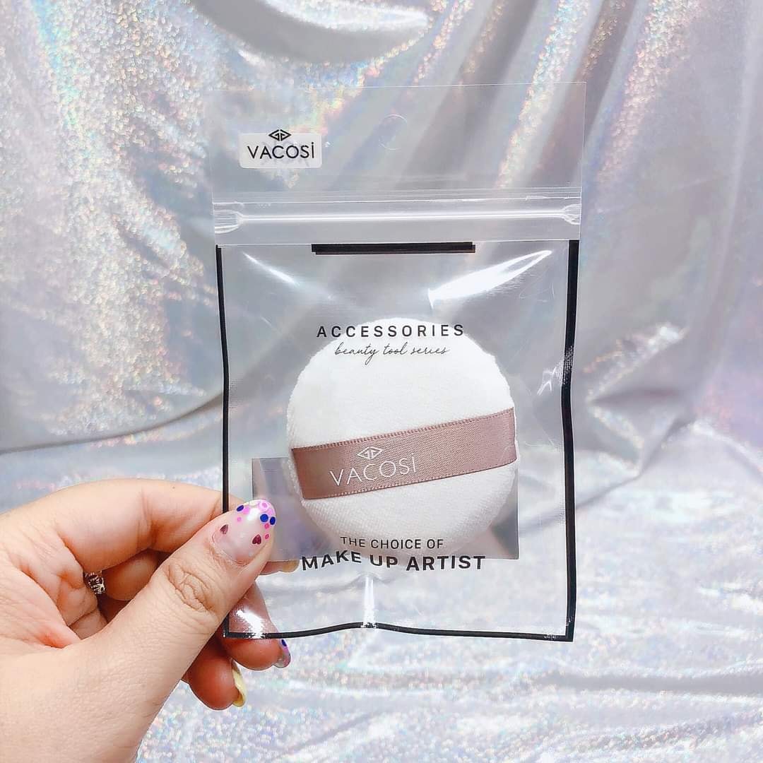 BÔNG PHẤN COTTON KHÔ TRÒN LỚN VACOSI BP20