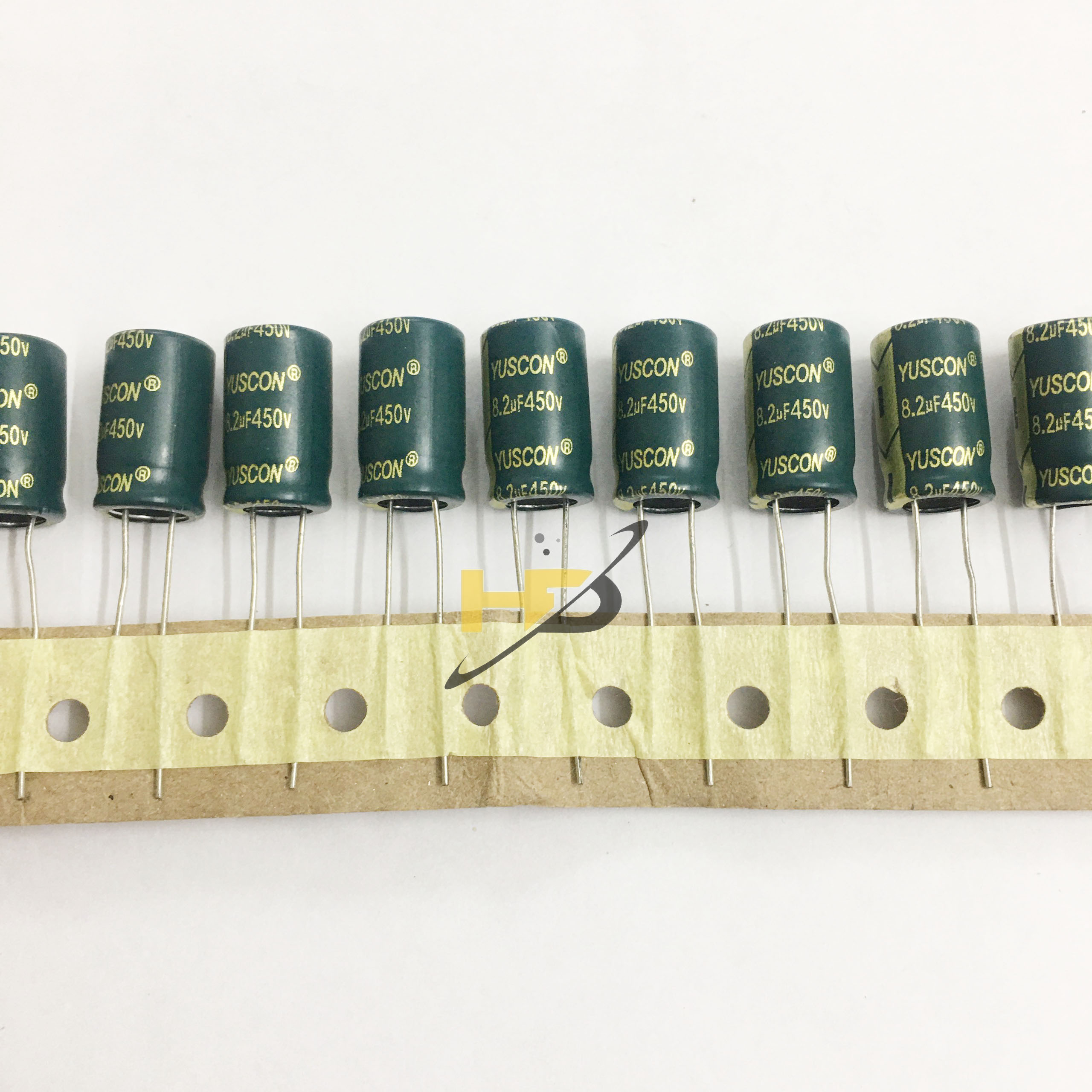 Combo 5 Tụ Hóa Tần Số Cao 8.2uF 450V, Linh Kiện Điện Tử, Tụ Hóa Phân Cực