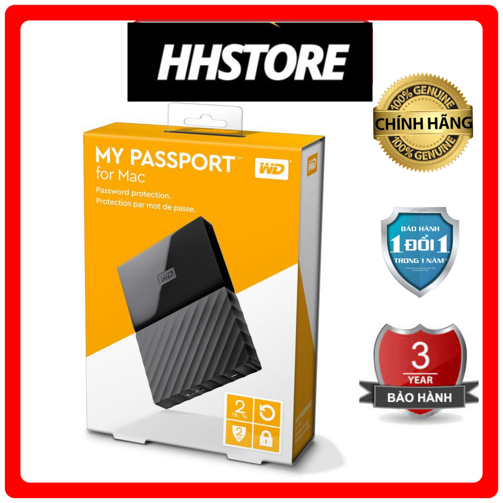 Ổ Cứng HDD Di Động 2TB My Passport USB 3.0