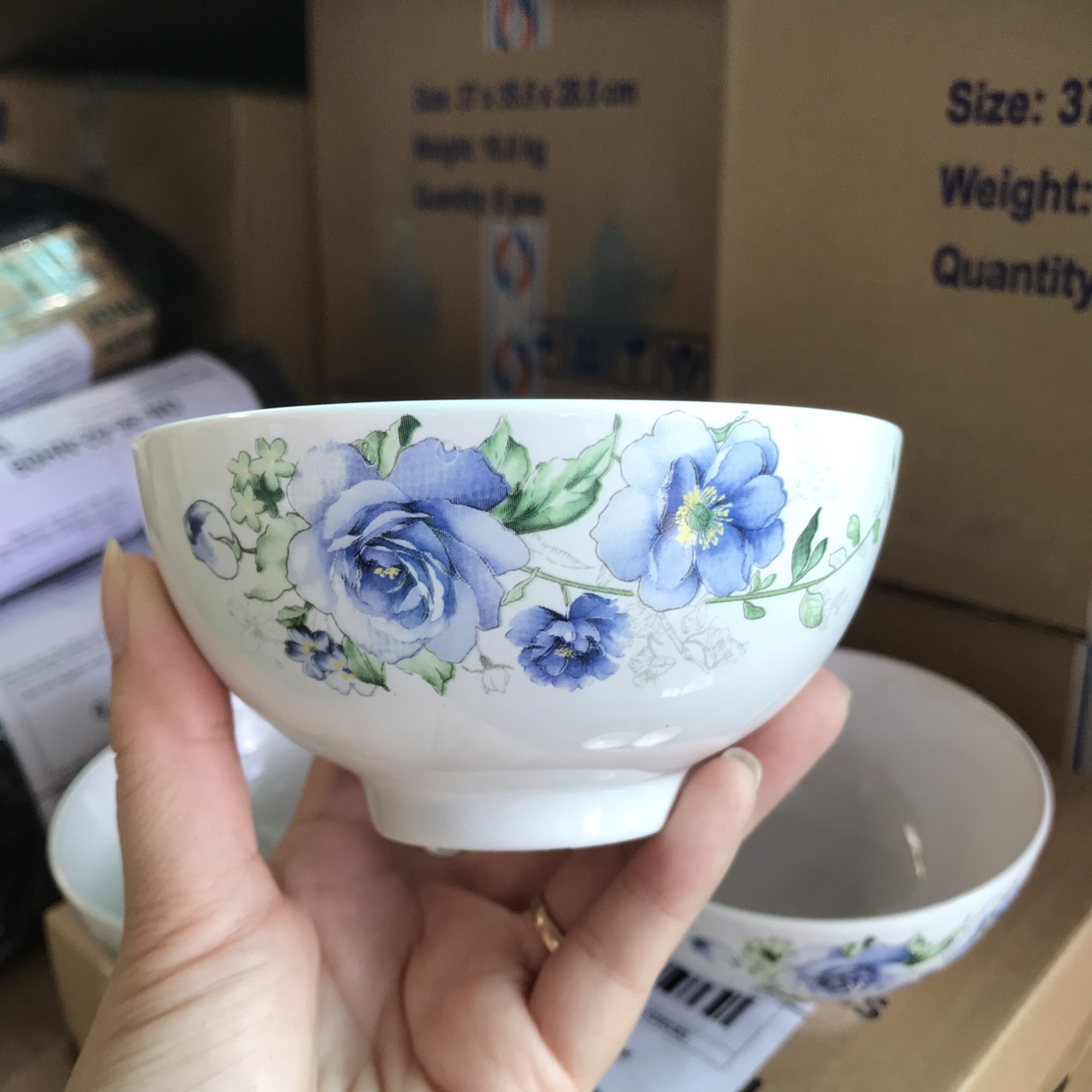 Combo 10 chén sứ dễ thương ( hình ngẫu nhiên)