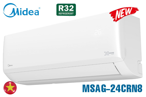 Bảng giá [HCM] Máy lạnh Midea 2.5HP MSAG-24CRN8 (Model  )