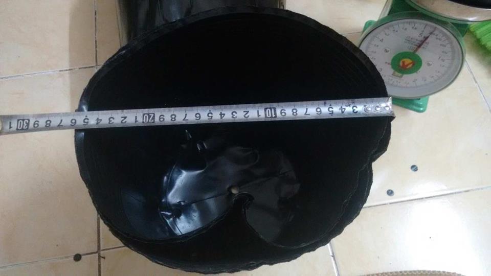 3KG CHẬU NHỰA MỀM ƯƠM CÂY (BỊCH, TÚI BẦU) 30x28 (3kg = khoảng 90 chậu 30x28)