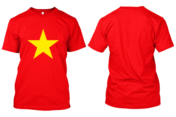 ÁO CỜ ĐỎ SAO VÀNG NGƯỜI LỚN, TRẺ EM ( Hàng Cotton chuẩn)