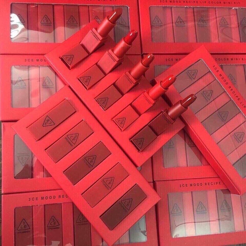 ( hỏa tốc) Set son 3ce mini 5 thỏi son mini