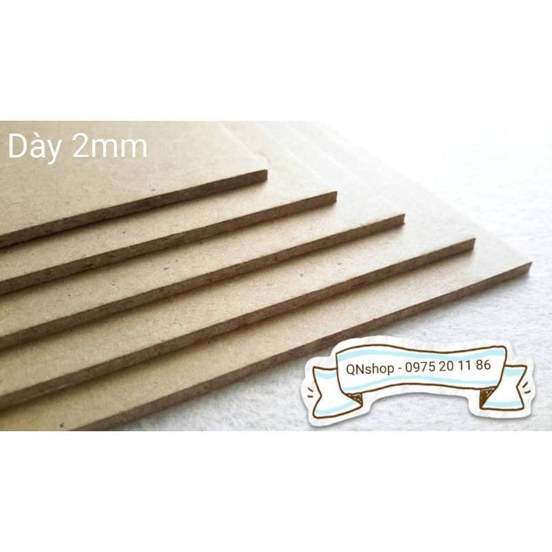2 tờ Bìa A4 dày 2mm làm scapbook,...