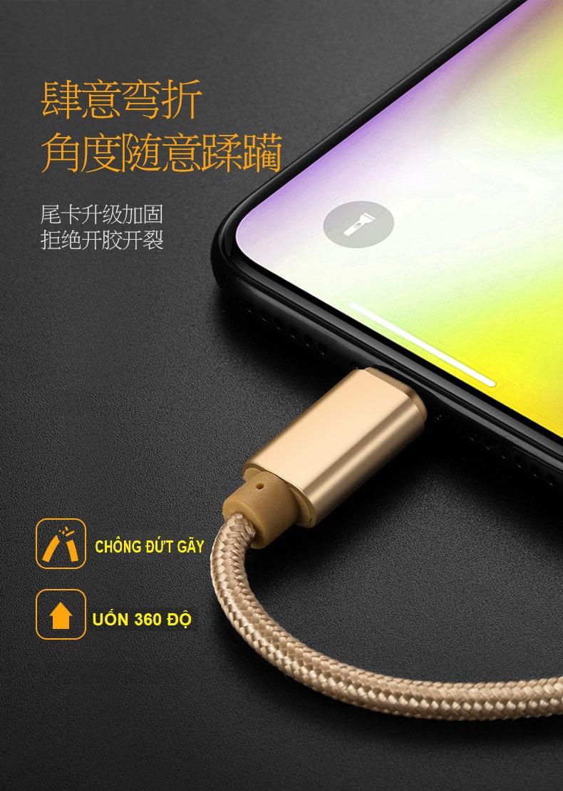 [HCM]Dây cáp sạc đa năng 3 trong 1 JSJ (Lightning - Micro USB - Type-C - Hàng hãng)