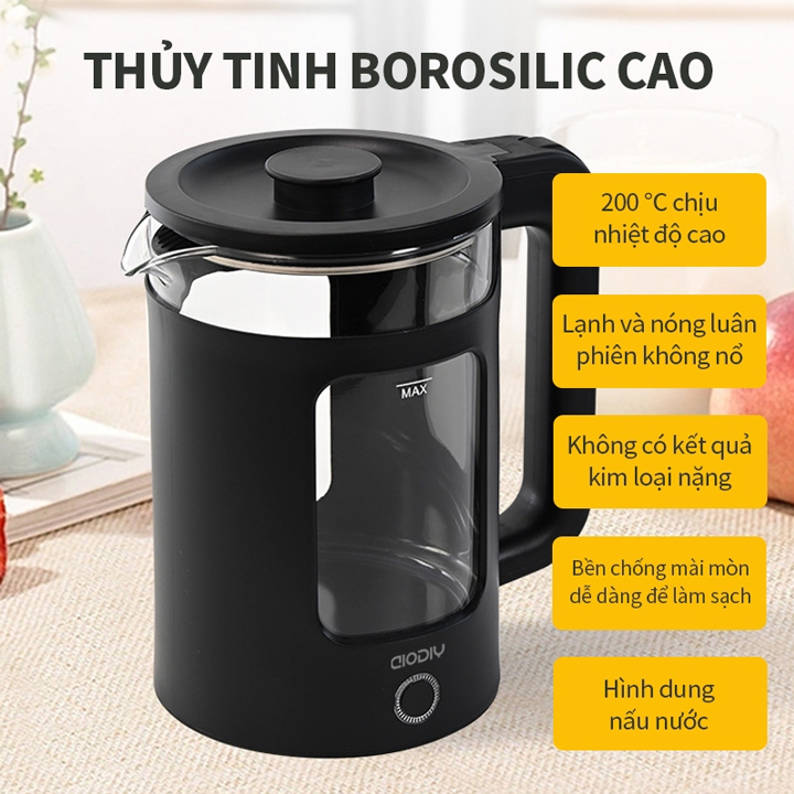 Ấm siêu tốc công suất 1500W, 2.3L, 2L Ấm đun nước, bình siêu tốc, bình đun nước DSH\ Lock&Lock 1.8L EJK418SLV