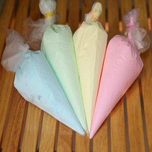 [100 gram] TÚI TAM GIÁC BẮT BÔNG KEM (plastic bag)