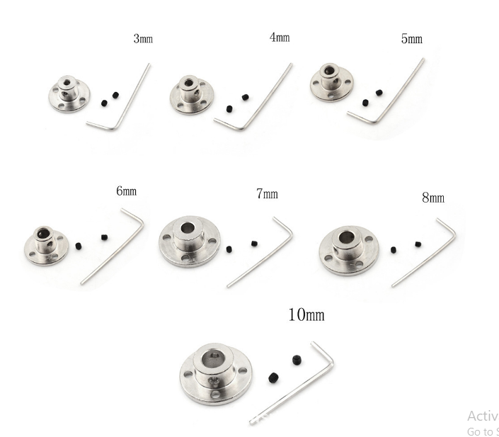 Khớp Nối Mặt Bích Trục 5mm