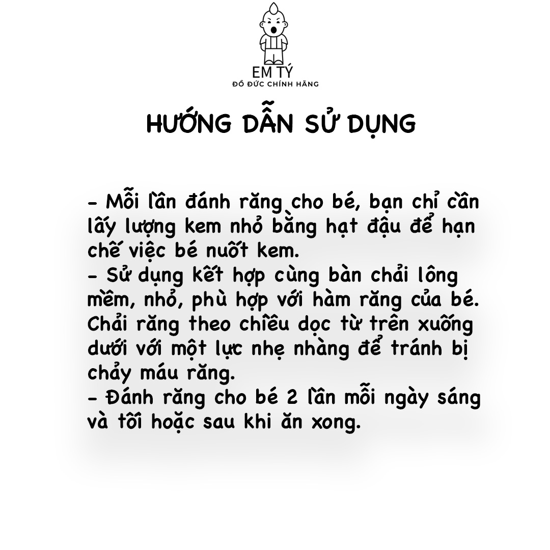 Kem đánh răng Dontodent Junior cho trẻ em [Nội địa Đức] - Em Tý Store