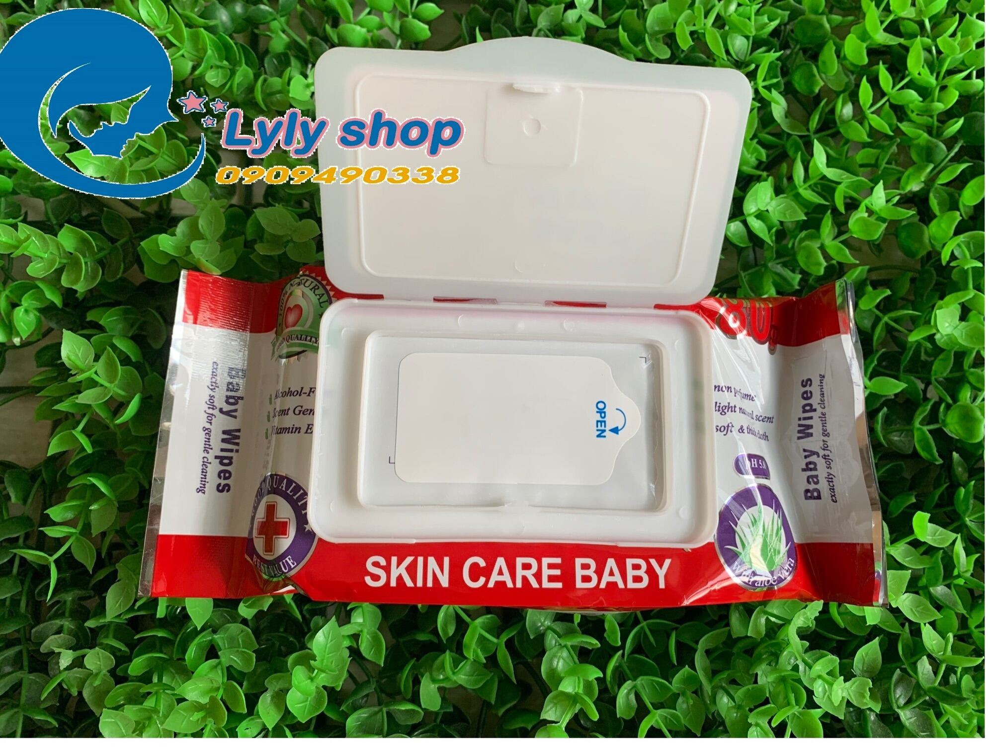 Khăn Giấy Ướt Baby Wipes Bịch 80g- Combo 10 gói