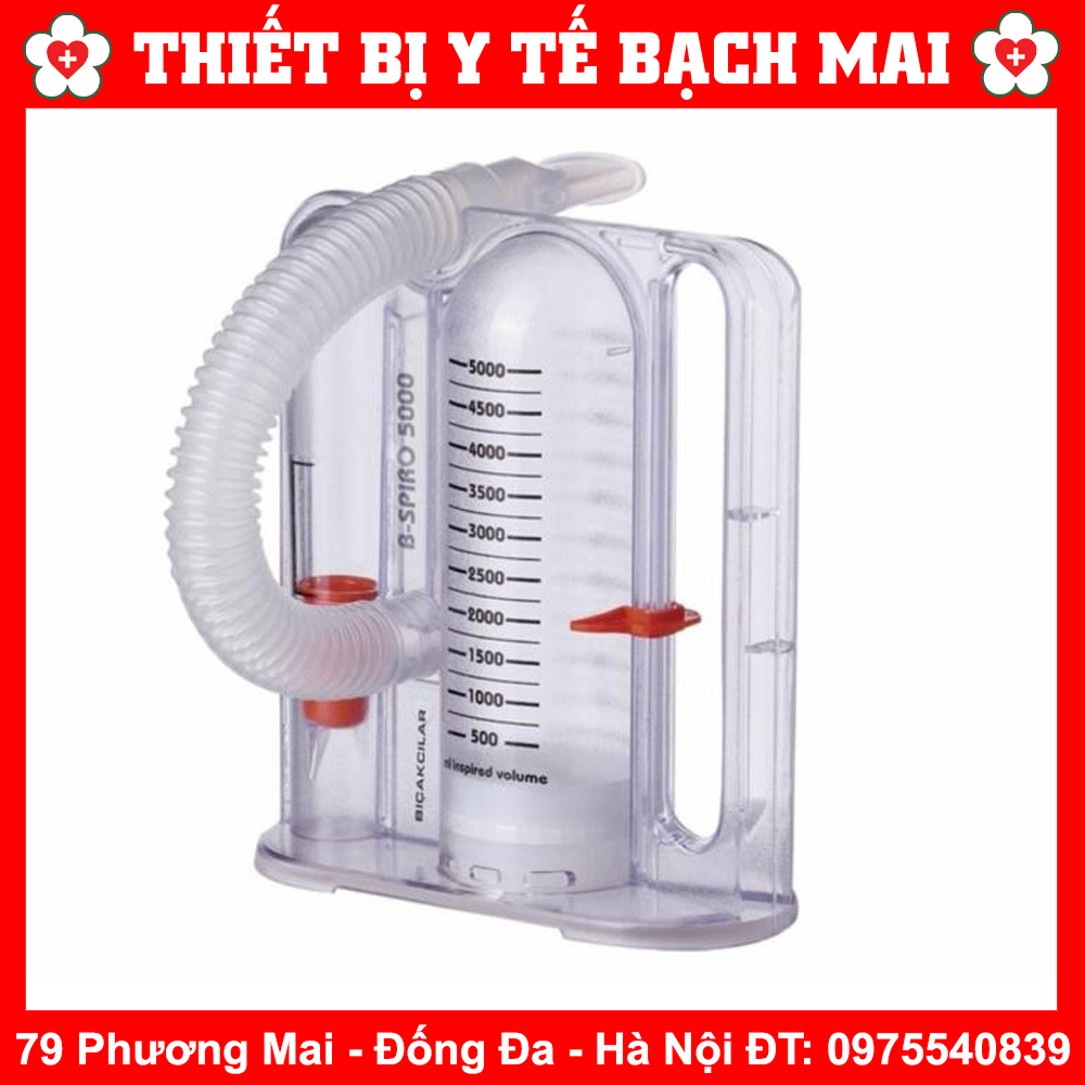 Dụng cụ tập thở - bình tập thở - phế dung kế
