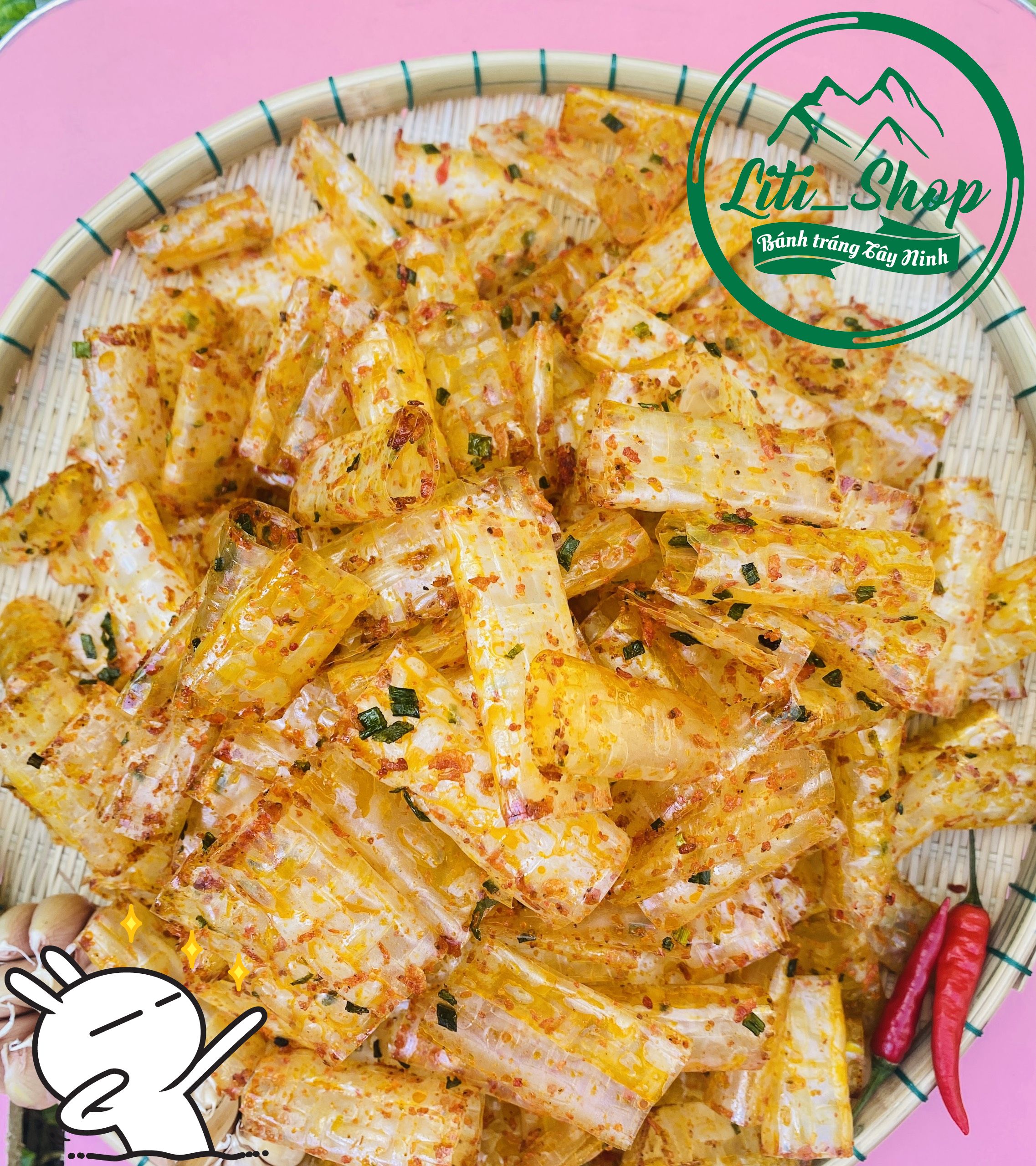 Bánh tráng Cuộn Tôm -Sate 500Gr [Loại hảo hạng]