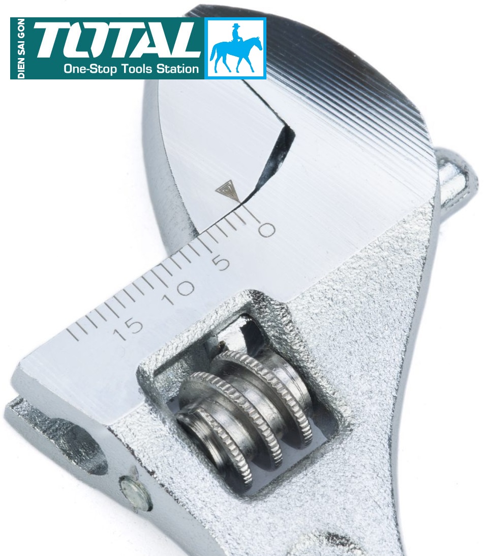 Mỏ lết 200mm 8inch Adjustable Wrench Total THT101083