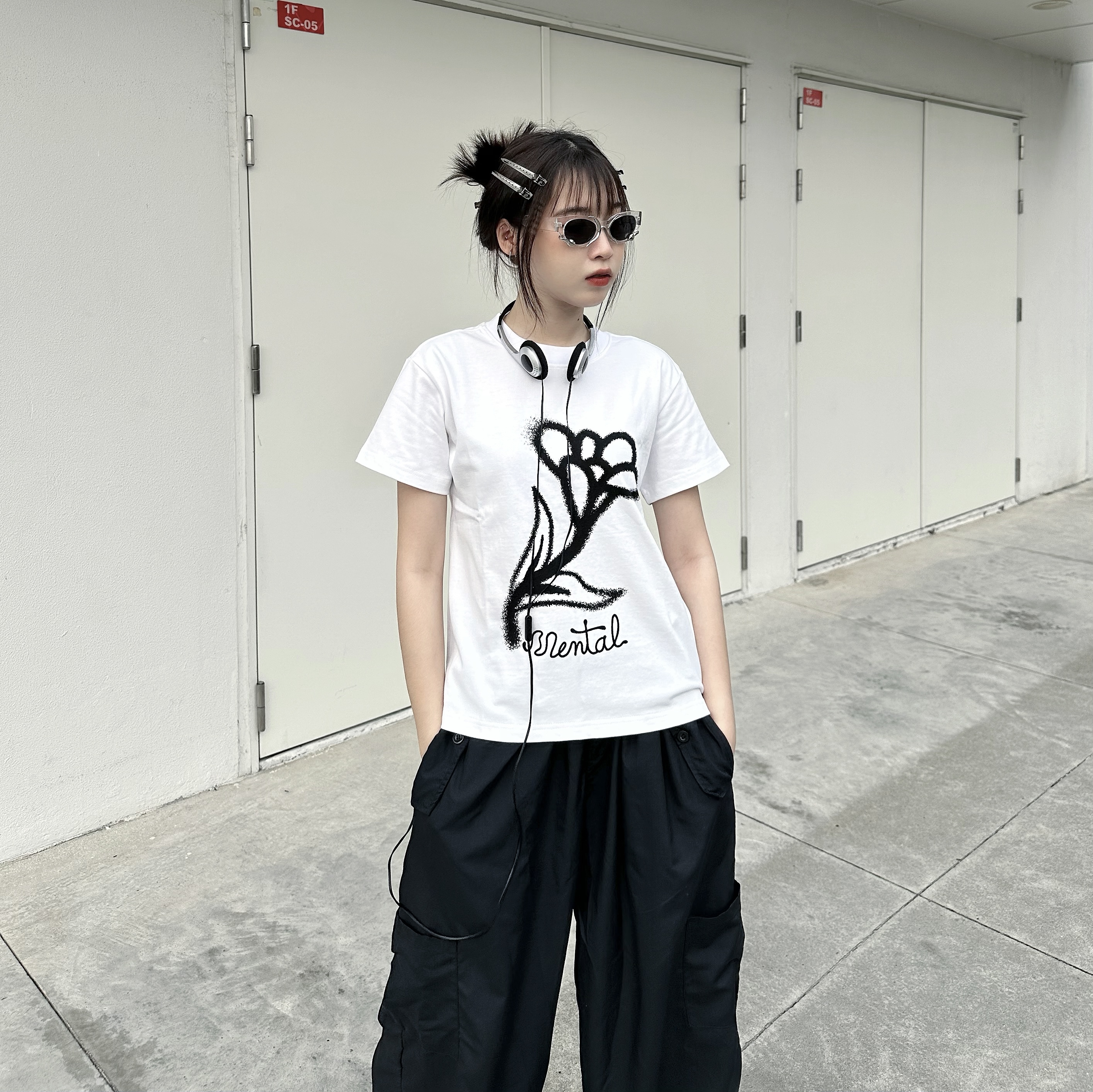 Áo Thun Nữ Baby Tee In Hoa MENTAL®️