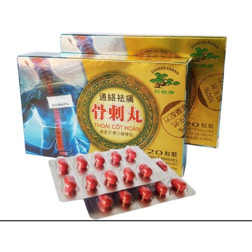 Thoái cốt hoàn Malaysia hỗ trợ đau nhức xương khớp,đau thần kinh tọa H20v