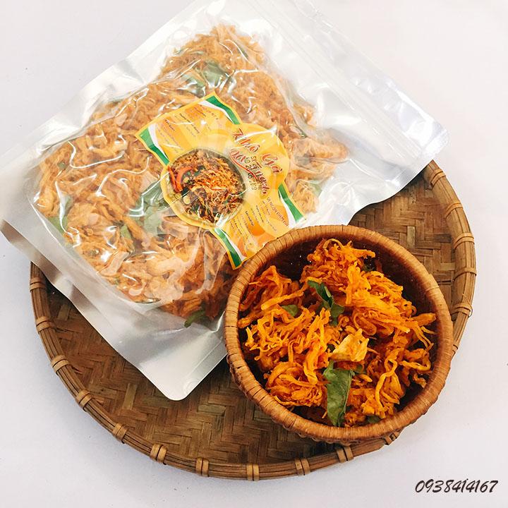 1kg khô gà xé cay lá chanh ngon