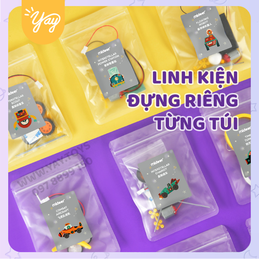 (Sê-ri 03 chủ đề) Bộ Khoa Học STEAM cho bé 6+ - Mideer