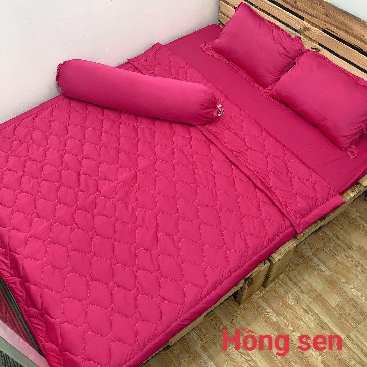 Ga Lẻ Thun Lạnh Hàn Quốc Êm Ái Mát Mịn - Hồng Cánh Sen