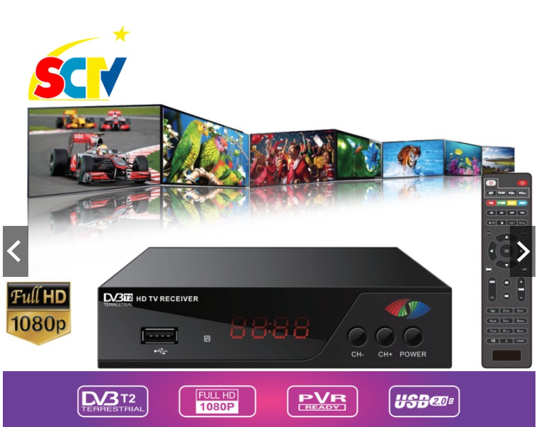 Đầu thu kỹ thuật số SCTV DVB-T2 JN-820T2