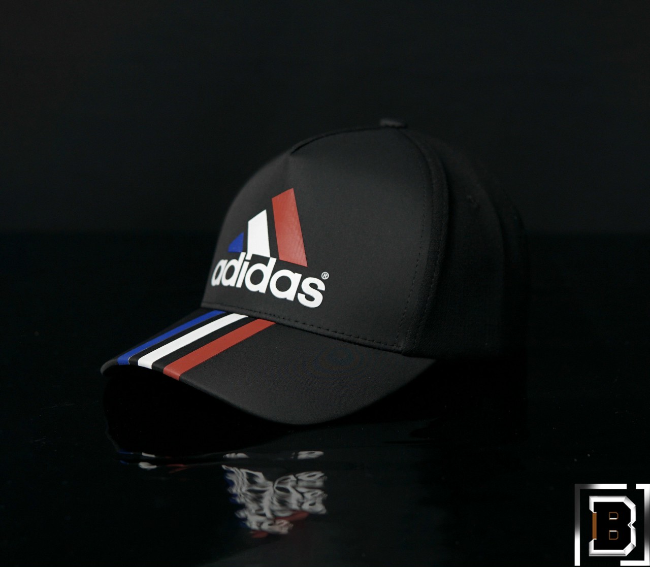 Mũ lưỡi trai đẹp Adidas bít đuôi đen form cao cấp cá tính