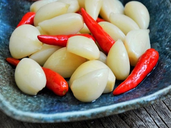 Tỏi ngâm giấm ơt hủ 500gr