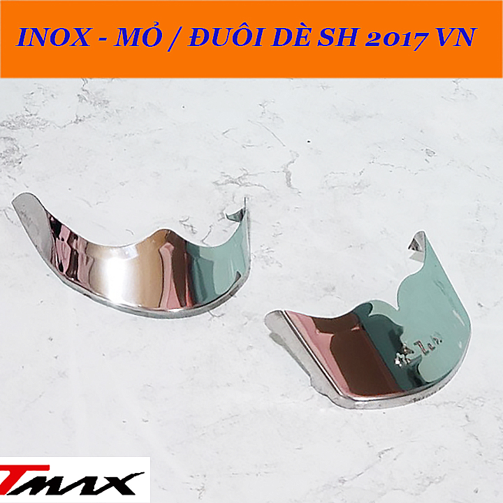 [HCM]BỘ MỎ ĐUÔI DÈ XE SH 2017 INOX