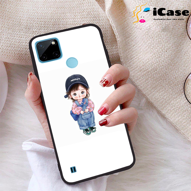 Ốp lưng Realme C21Y viền dẻo TPU BST Chibi