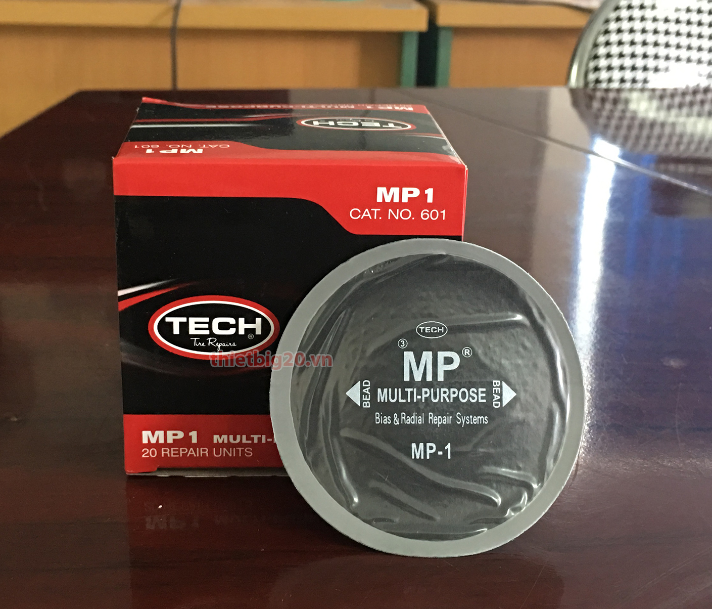 HỘP 20 MIẾNG VÁ LỐP XE TECH MP-1 (BIAS/RADIAL, 75MM)