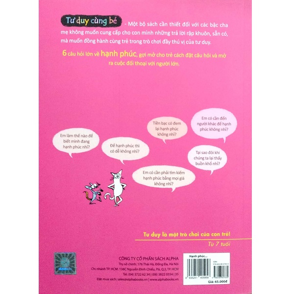 Sách - Tư Duy Cùng Bé - Hạnh Phúc, Là Gì Nhỉ?