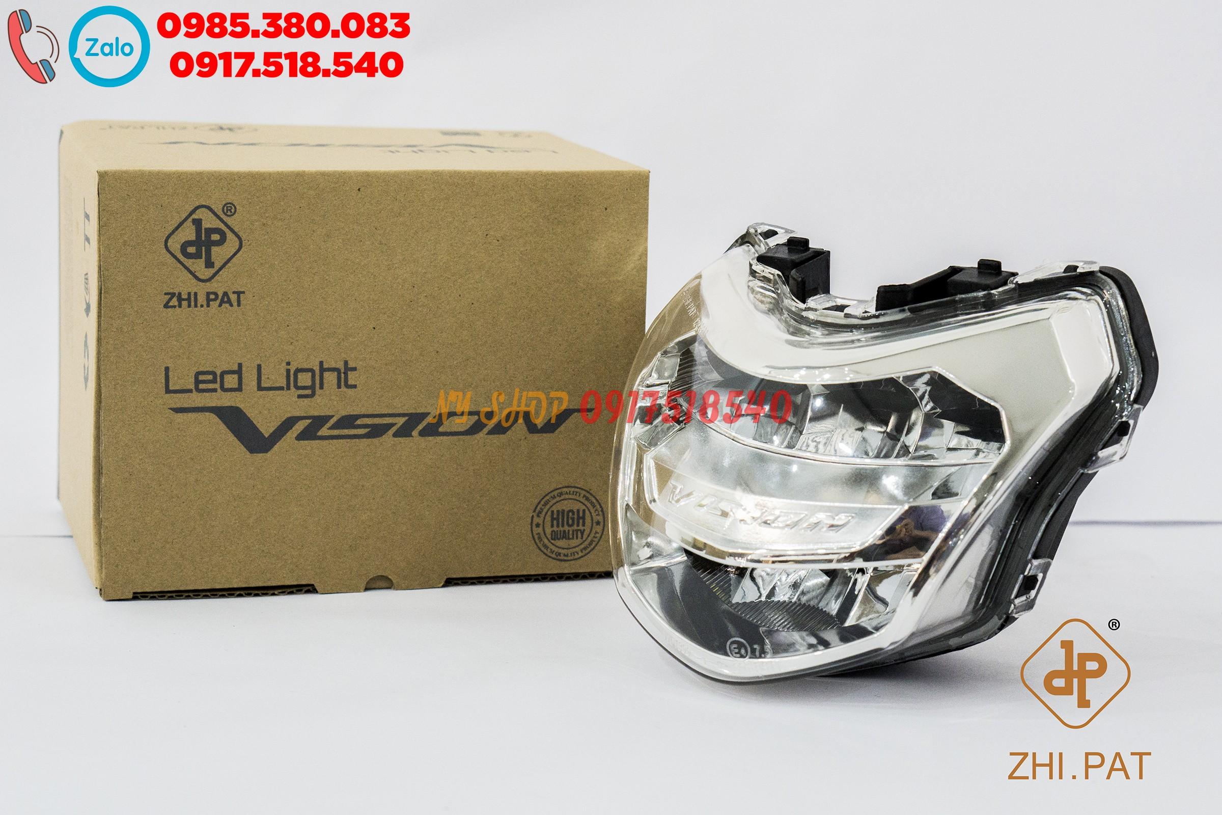 CHÓA LED 2 TẦNG ZHIPAT GẮN VISION 2014 - 2020 (HÀNG HÃNG FULL BOX)