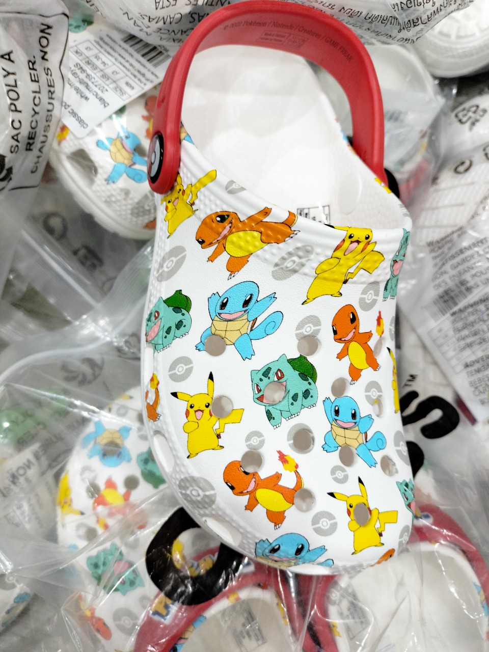 Crocs band classic Pokemon/ Captain cho trẻ em