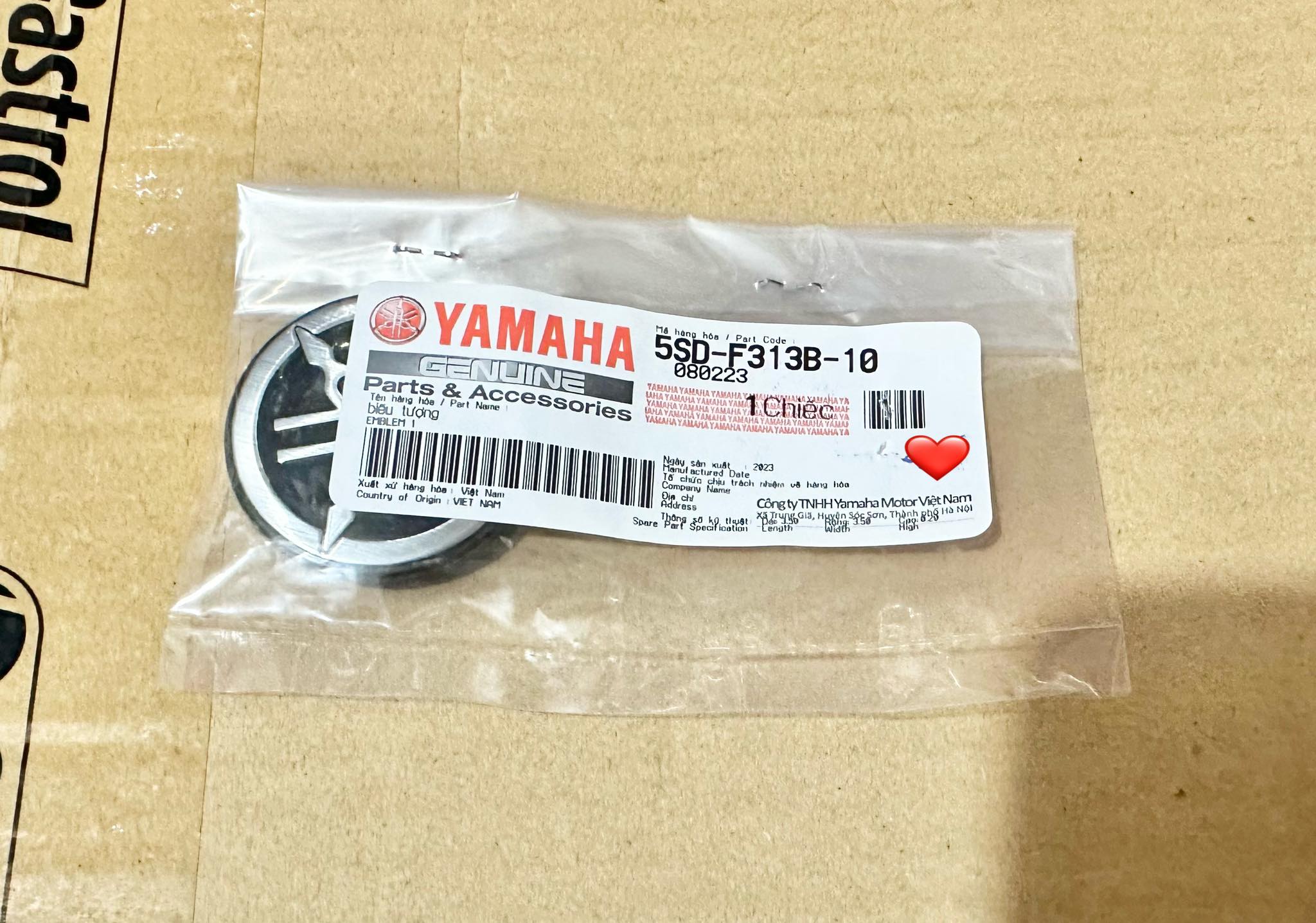 Logo Mặt Nạ Sirius Chính Hãng Yamaha