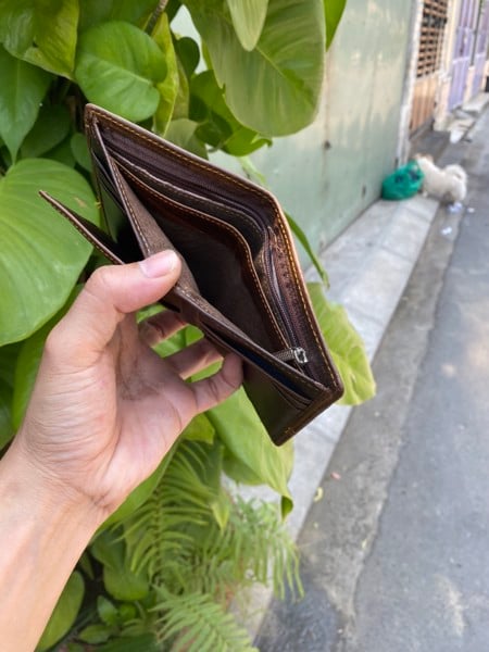 Ví Nam Da Bò Sáp Pullup BTLUXURY
