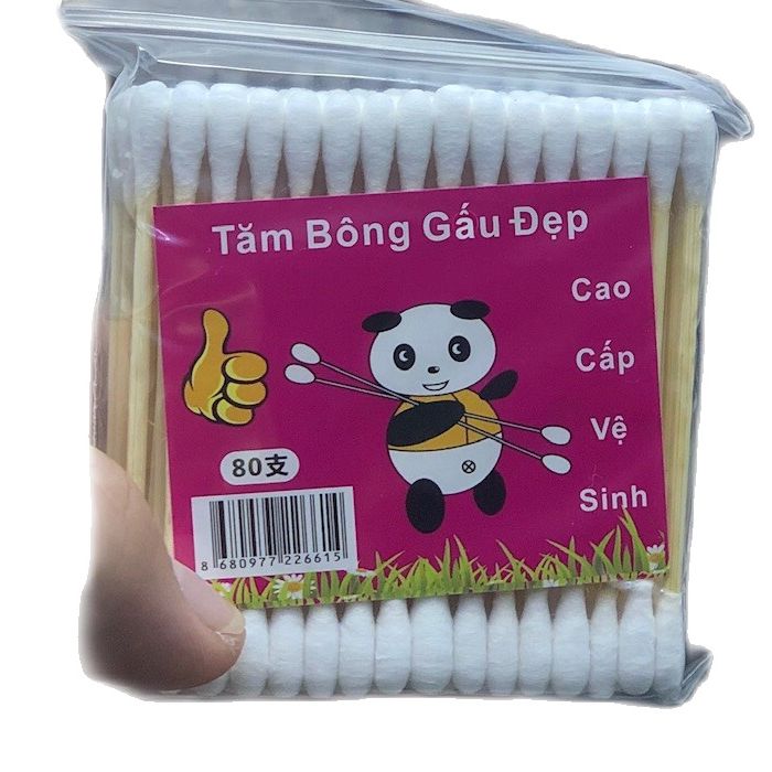 Tăm bông tiệt trùng cán gỗ