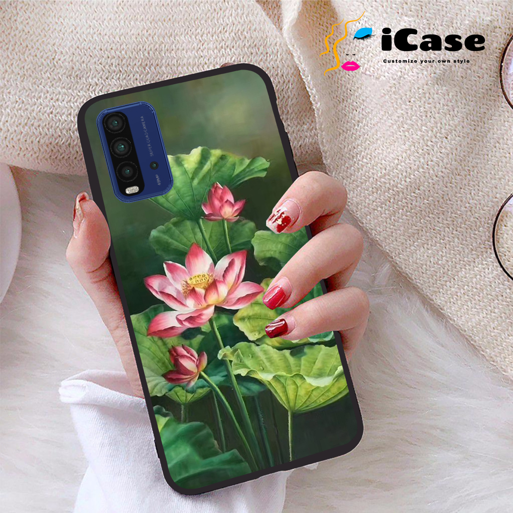 Ốp lưng Xiaomi Poco M3 viền dẻo TPU BST Sen