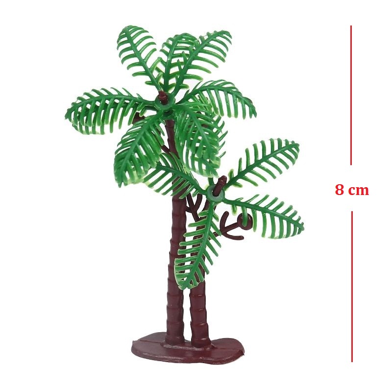 Cây dừa mini 8cm trang trí tiểu cảnh hồ cá hòn non bộ