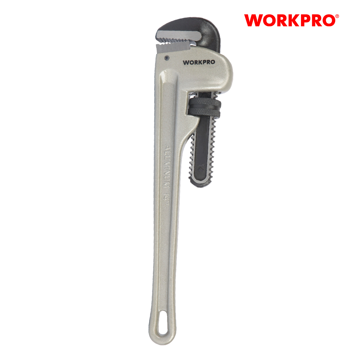Aluminum omelette (adjustable wrench), measures 350mm (14 inches) workpro-wp302007
