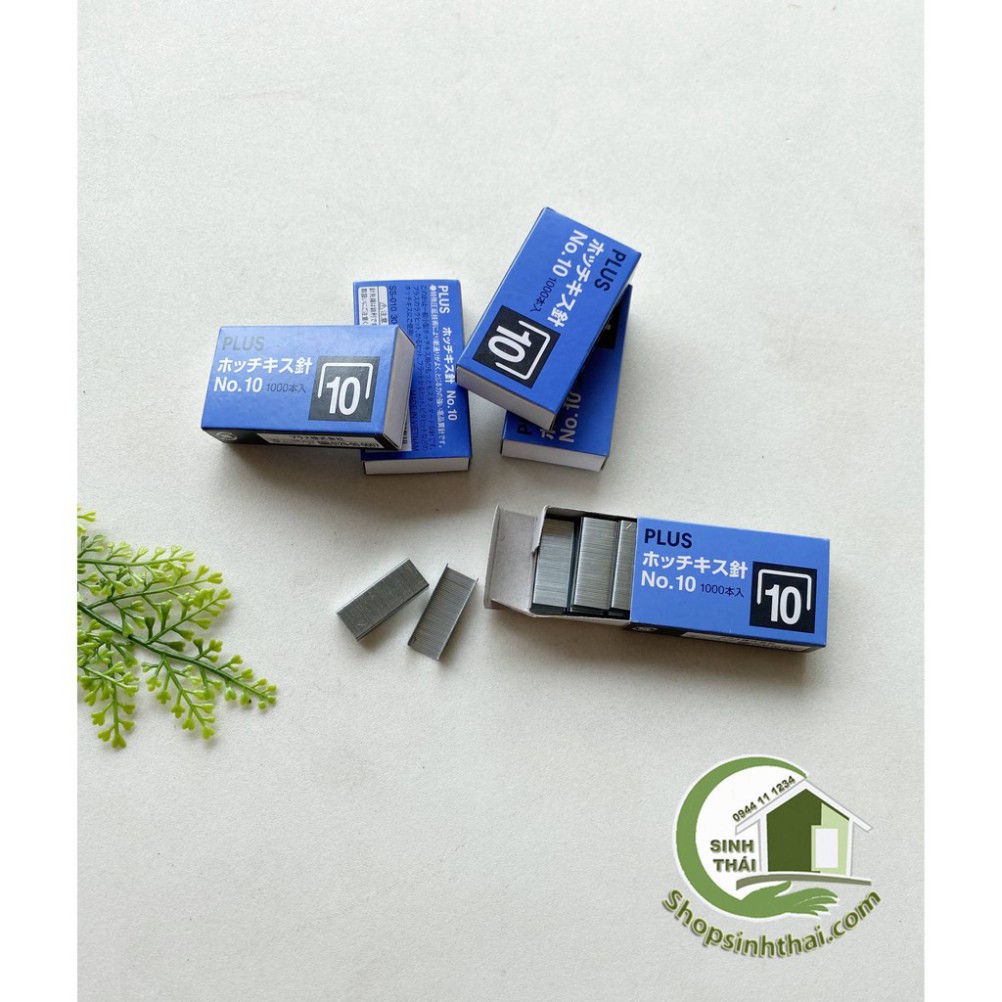 [HCM]Hộp kim bấm ngòi bấm kim số 10 Plus ( 2 hộp )
