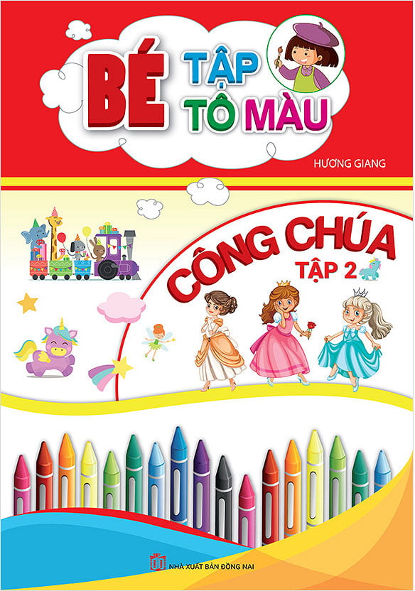 Fahasa - Bé Tập Tô Màu Công Chúa - Tập 2