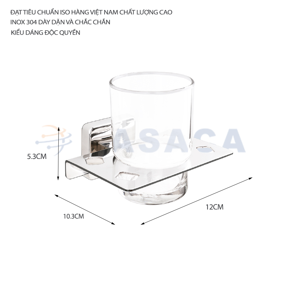 Kệ Ly Đơn inox Tovashu AB4 (Inox 304 - Bảo hành 20 năm)
