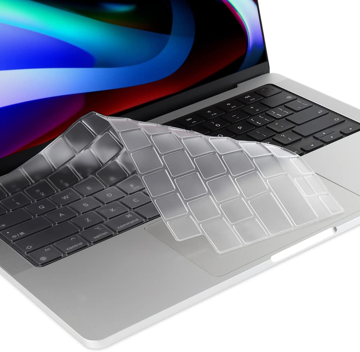 Phủ bàn phím Silicon cho Macbook Pro 14"/16" - Chip M1 M2 M3 ( năm 2021-2024 )